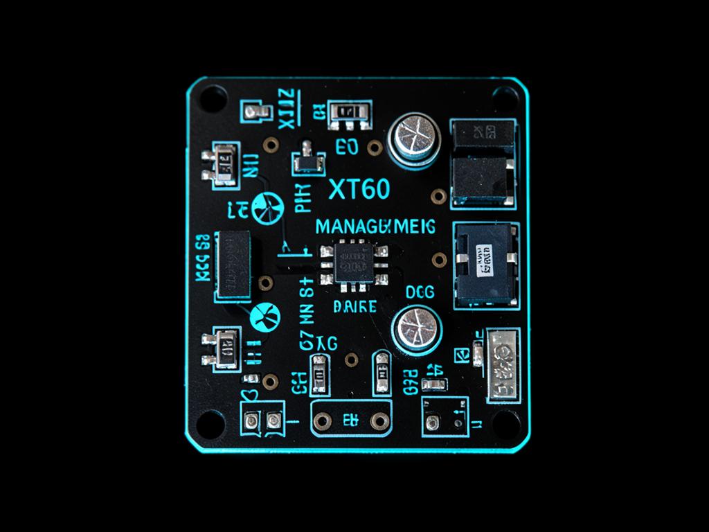 Battery & Power Distribution — custom PCB designed by Alireza Ahmadi